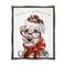 Stupell Industries Have a Fetching Christmas Dog Gold Framed Floater Canvas Wall Art